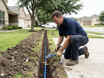 How long does it take to replace a main water line?
